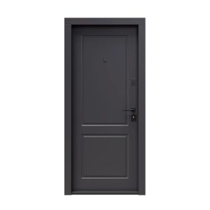 Ușă de intrare apartament London S (antracit/alb)