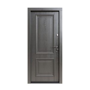 Ușă de intrare apartament Laura (stejar gri/stejar alb)