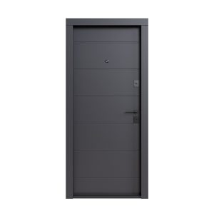Ușă de intrare apartament Oslo-Berna (antracit/alb)