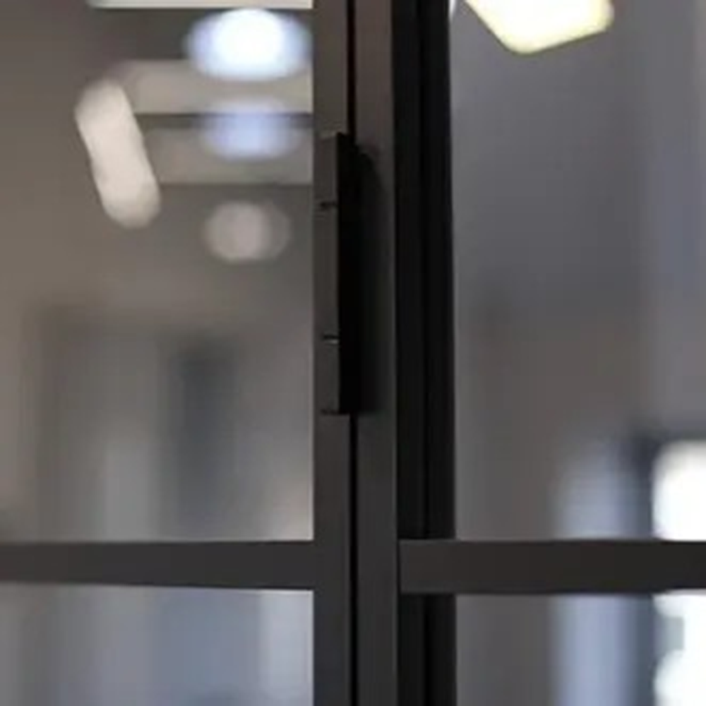 Ușă din sticlă glisantă cu profil aluminiu SLIM